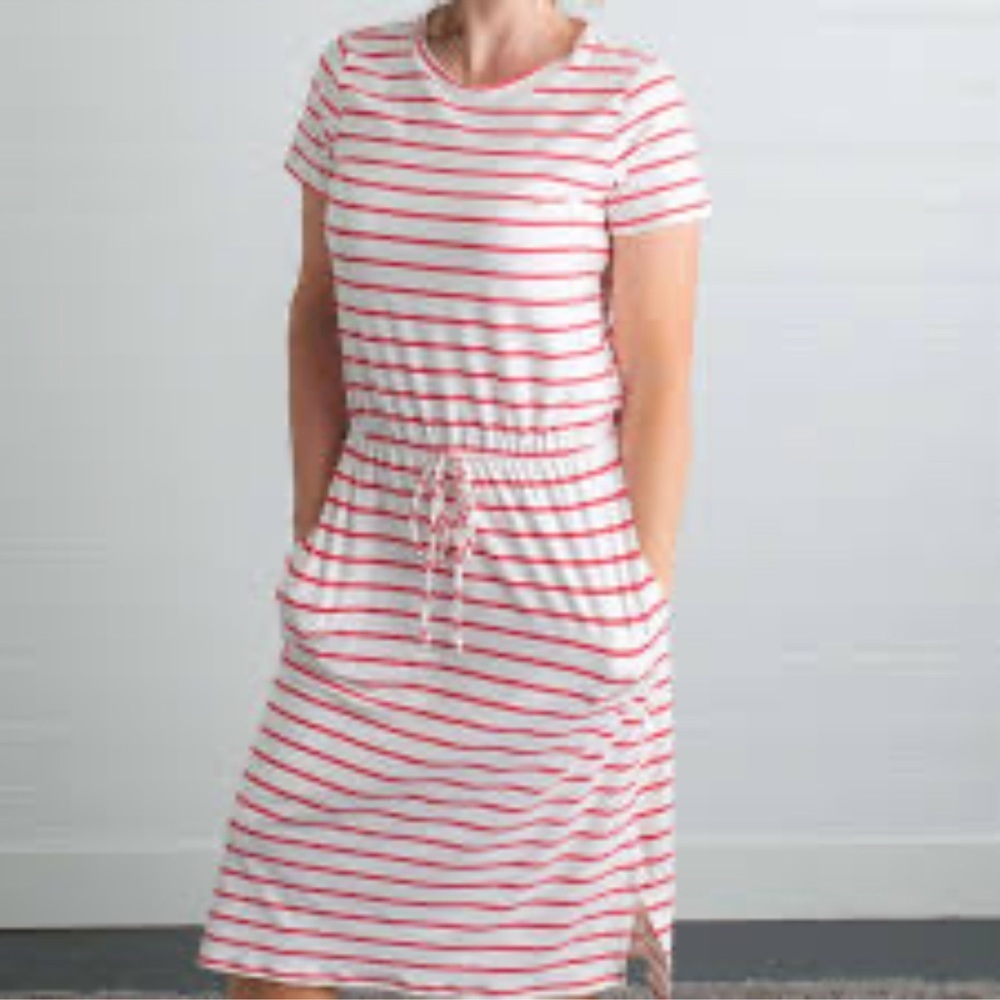 NWT Tommy Hilfiger women’s junes fash striped shirt dress